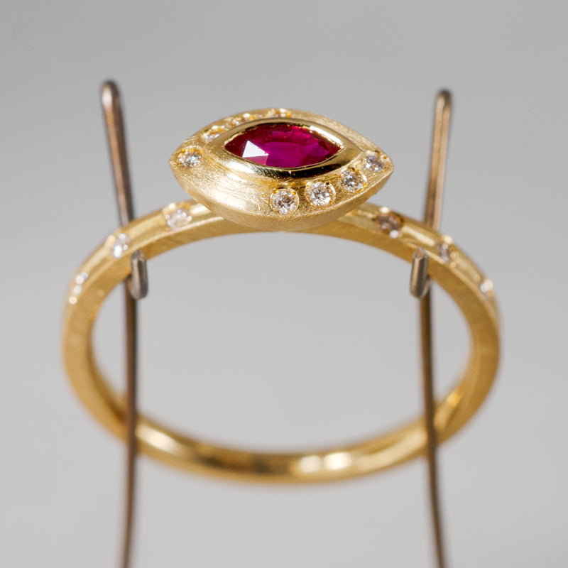 [5/3-5/25 Limited time only] 19un-neuf / Tsukinomichi Ring Ruby CR00811