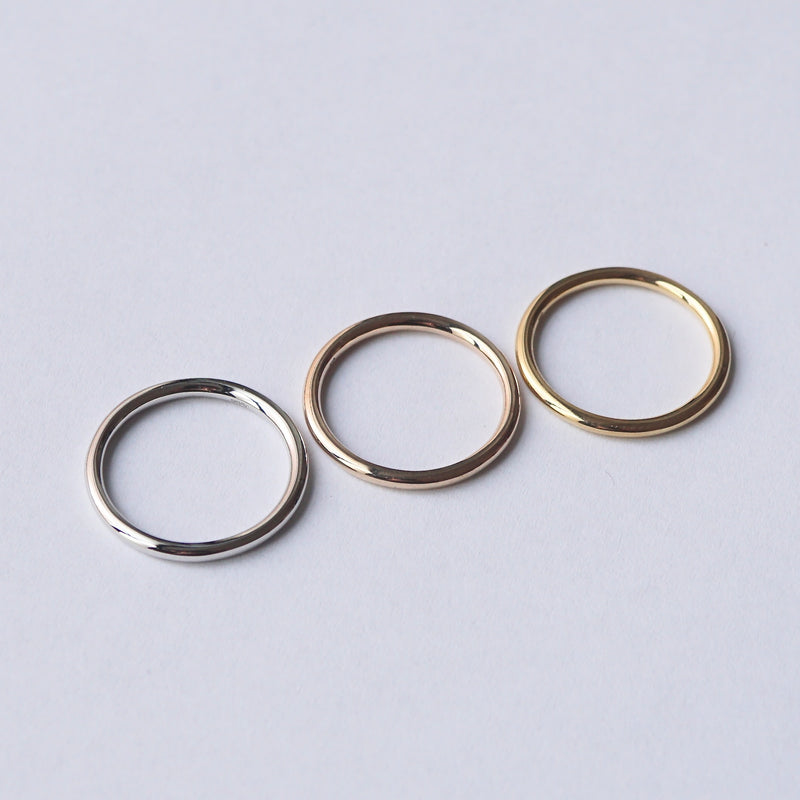 [Limited time only] hatsuyume / [custom-order 】ring Pt900 simple-2mm (r-pt-2m)
