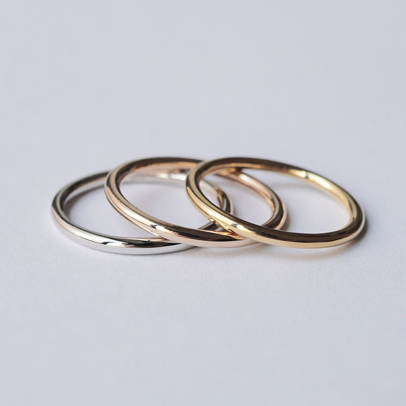 [Limited time only] hatsuyume / [custom-order 】ring Pt900 simple-2mm (r-pt-2m)