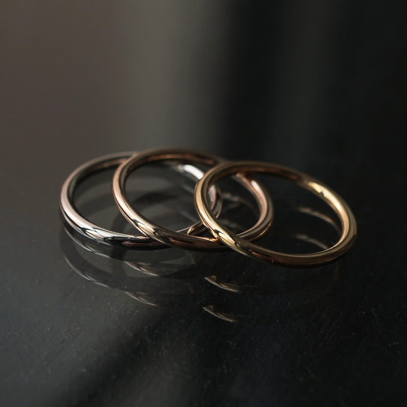 [Limited time only] hatsuyume / [custom-order 】ring Pt900 simple-2mm (r-pt-2m)