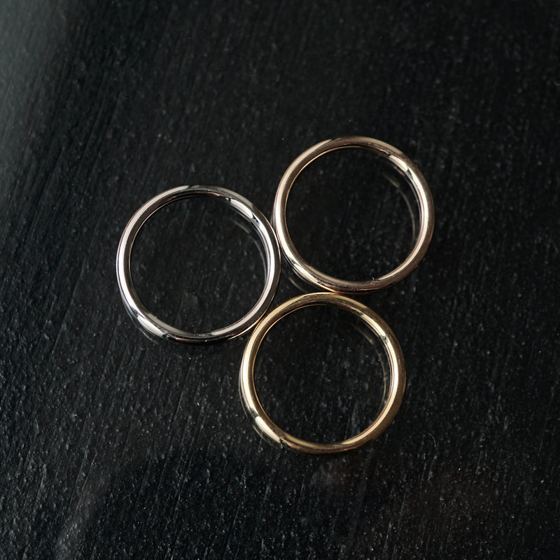[Limited time only] hatsuyume / [custom-order 】ring Pt900 simple-2mm (r-pt-2m)