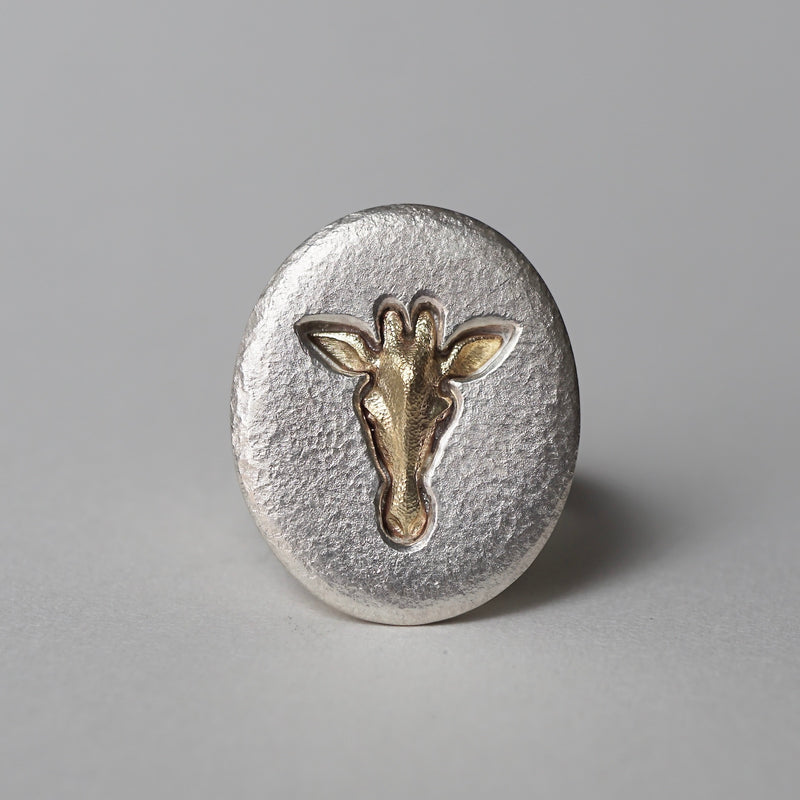 ATELIER FER / FR-68 Giraffe Embedded Oval #17