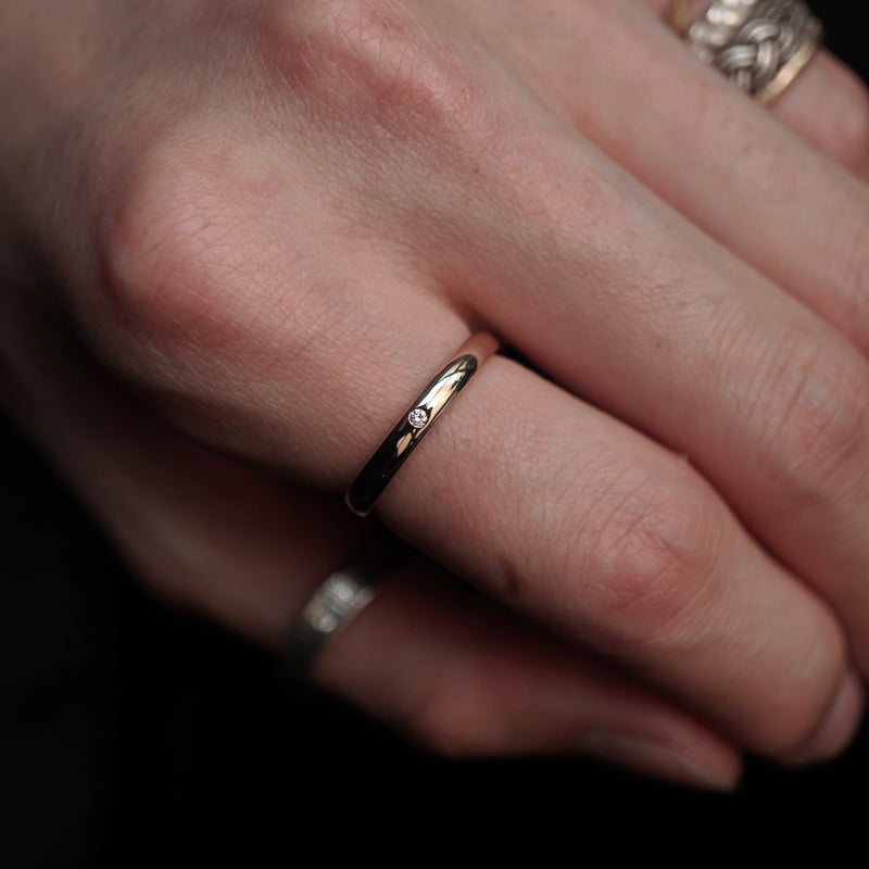 [Limited time only] hatsuyume / [custom-order 】ring K10YG new star (r-0y-km-dia)
