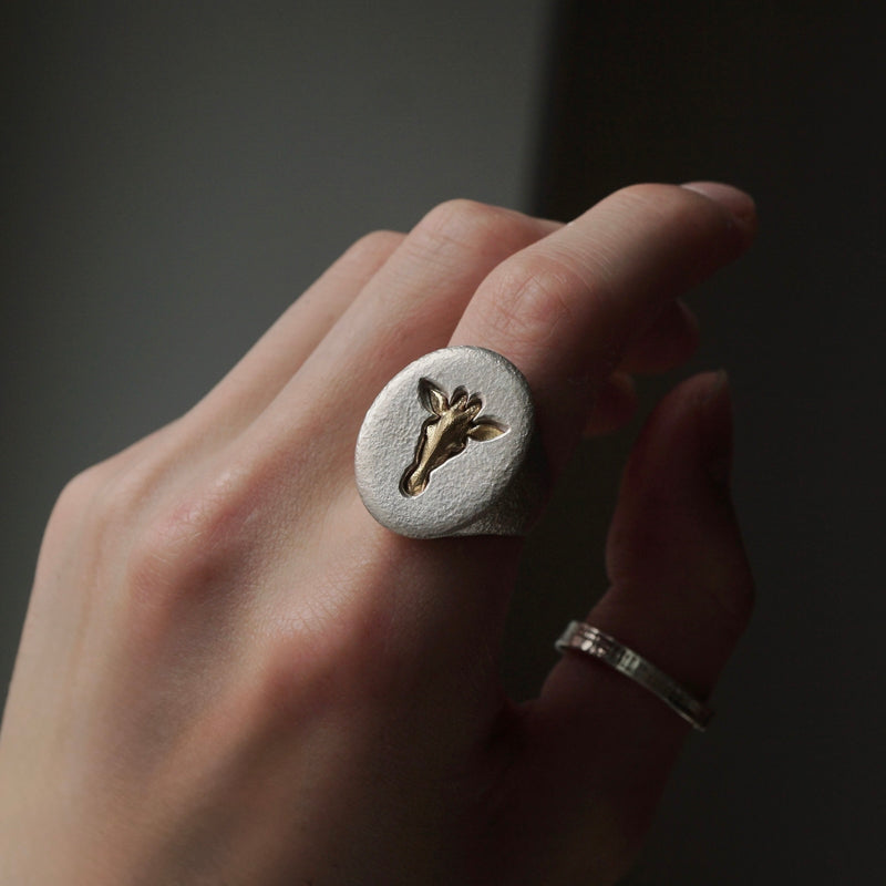 ATELIER FER / FR-68 Giraffe Embedded Oval #17