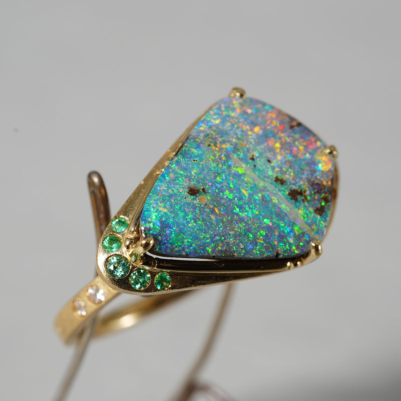[5/3-5/25 Limited time only] 19un-neuf / Sunset Ring Boulder Opal OPR012115