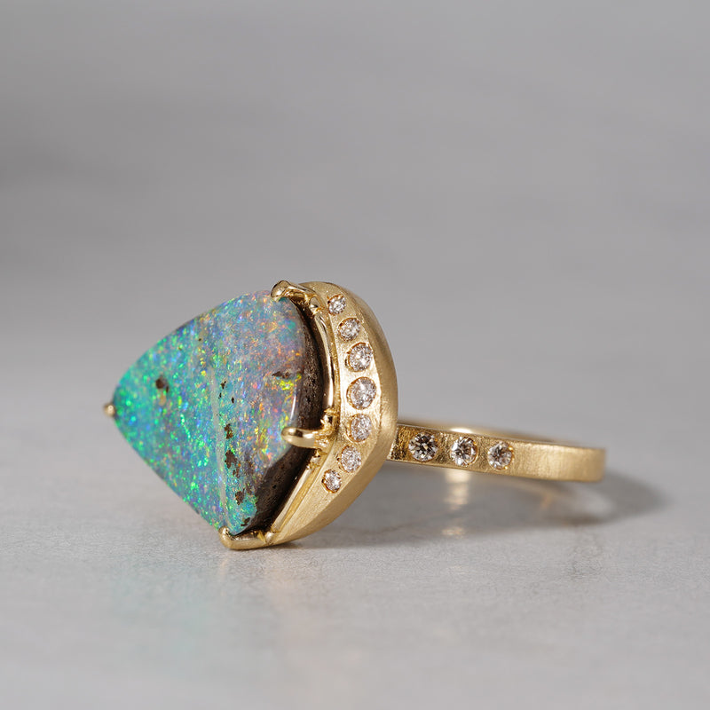 [5/3-5/25 Limited time only] 19un-neuf / Sunset Ring Boulder Opal OPR012115