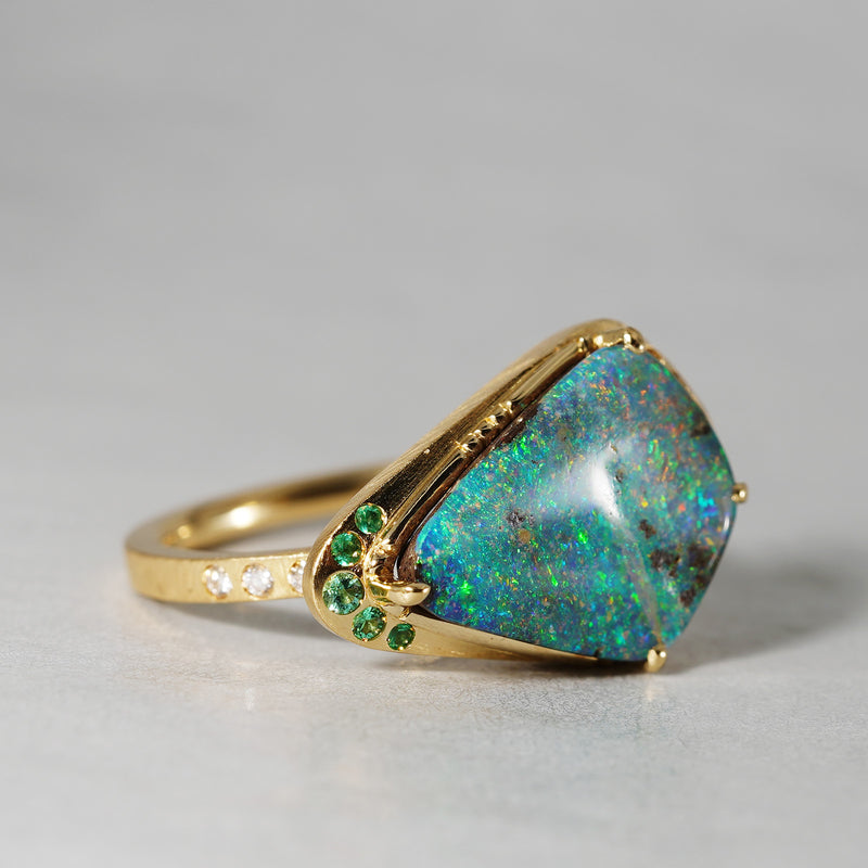 [5/3-5/25 Limited time only] 19un-neuf / Sunset Ring Boulder Opal OPR012115