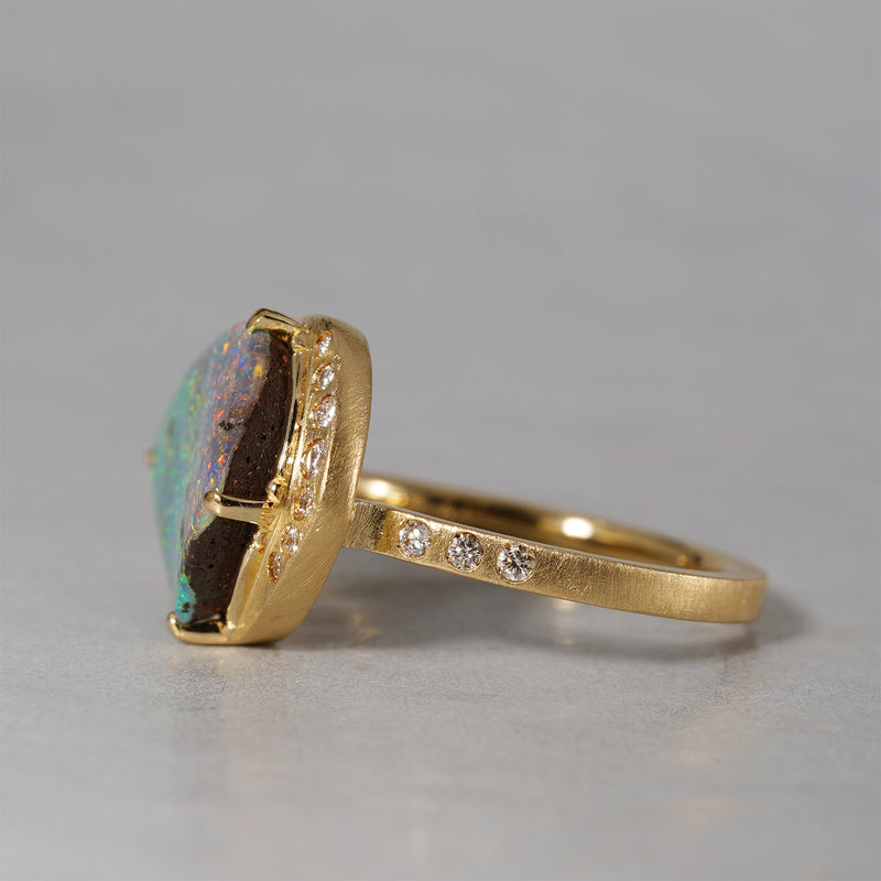 [5/3-5/25 Limited time only] 19un-neuf / Sunset Ring Boulder Opal OPR012115
