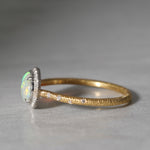 [5/3-5/25 Limited time only] 19un-neuf / Running water ring Crystal opal OPR04712