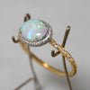 [5/3-5/25 Limited time only] 19un-neuf / Running water ring Crystal opal OPR04712