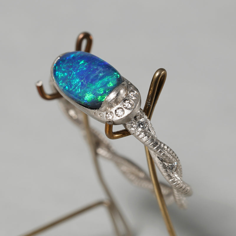 [5/3-5/25 Limited time only] 19un-neuf / Ring of Sea Fragments Black Opal OPR02712