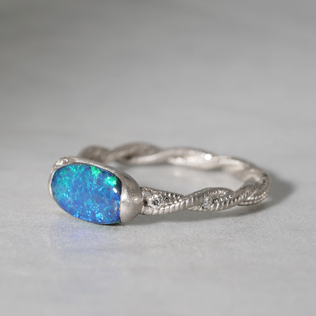 [5/3-5/25 Limited time only] 19un-neuf / Ring of Sea Fragments Black Opal OPR02712