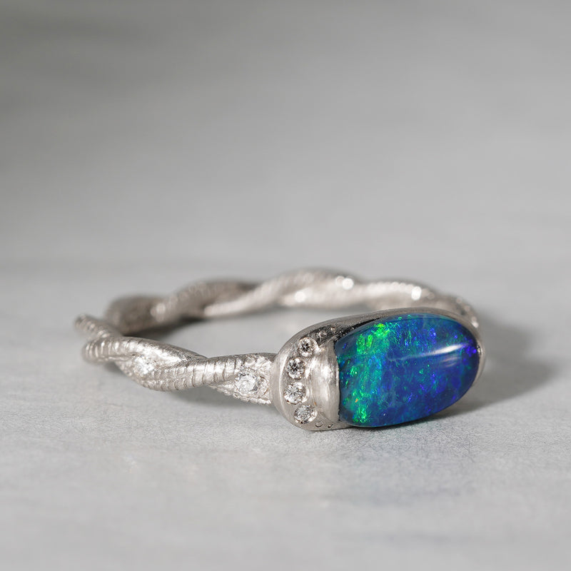 [5/3-5/25 Limited time only] 19un-neuf / Ring of Sea Fragments Black Opal OPR02712