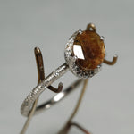 [5/3-5/25 Limited time only] 19un-neuf / Twist Ring Gold Sheen sapphire CR068125