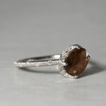 [5/3-5/25 Limited time only] 19un-neuf / Twist Ring Gold Sheen sapphire CR068125