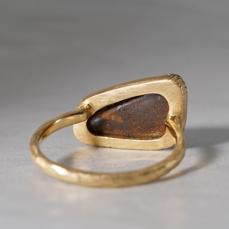 [Limited time only] 19un-neuf / Deep Sea Ring Boulder Opal OPR00311