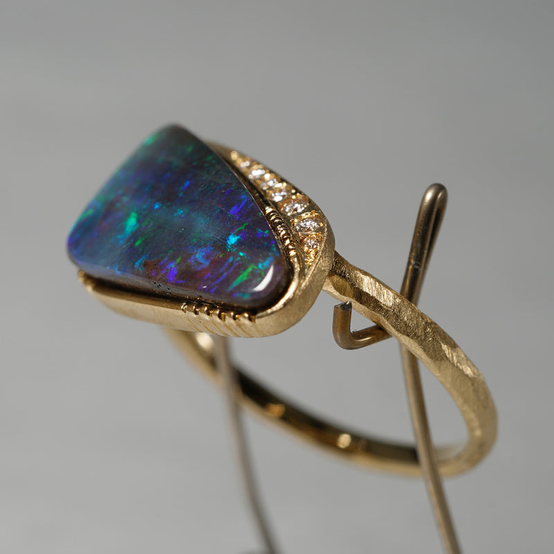 [Limited time only] 19un-neuf / Deep Sea Ring Boulder Opal OPR00311