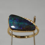 [Limited time only] 19un-neuf / Deep Sea Ring Boulder Opal OPR00311