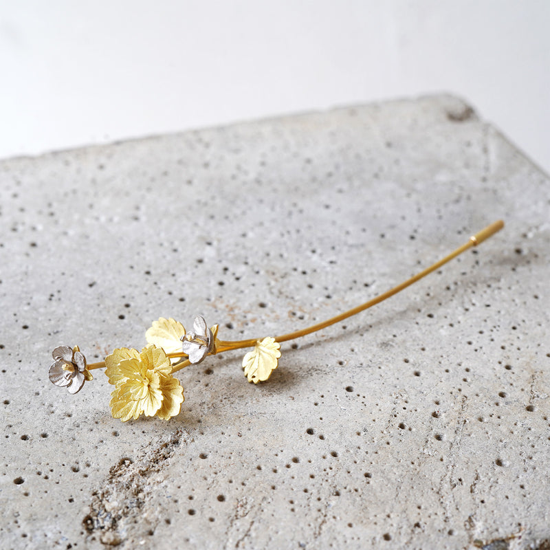 【-11/23限定】WATARU YAMAZAKI / Veronica persica（オオイヌノフグリ）Pin brooch