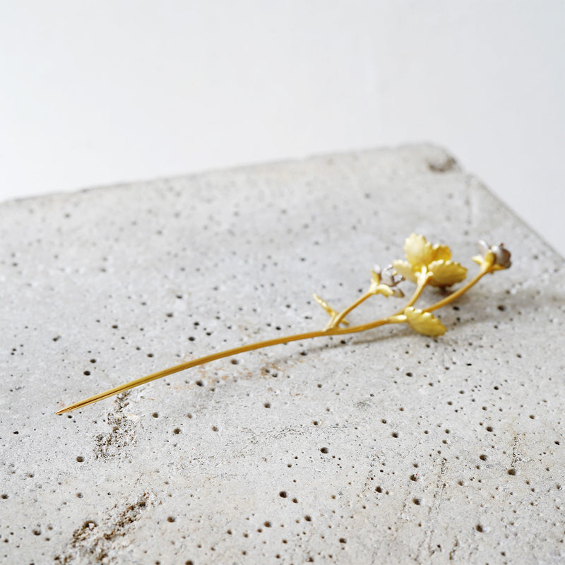 【-11/23限定】WATARU YAMAZAKI / Veronica persica（オオイヌノフグリ）Pin brooch