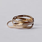 wada maki / ribbon ring S GD