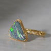 [Limited time only] 19un-neuf / Coral Reef Ring Boulder Opal OPR00816