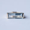 [Limited time only] Hatsuyume / earcuff K10YG 2stone Swiss blue topaz x London blue topaz (c-0y-st2-btbt)