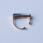 [Limited time only] Hatsuyume / earcuff K10YG 2stone Swiss blue topaz x London blue topaz (c-0y-st2-btbt)