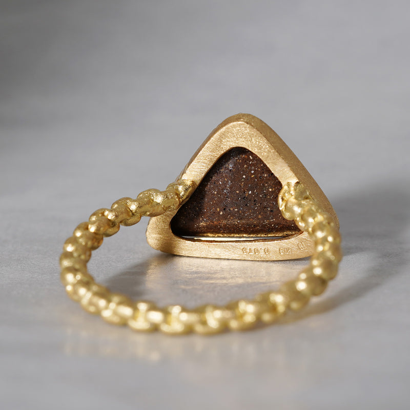 [Limited time only] 19un-neuf / Coral Reef Ring Boulder Opal OPR00816
