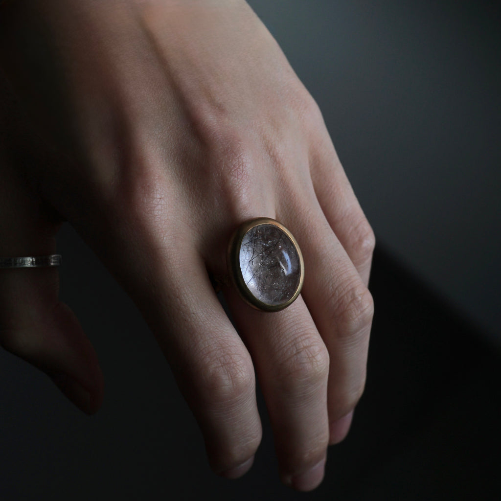 maaa / Margin Rutilated Quartz #18