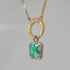 [5/3-5/25 Limited time only] 19un-neuf / emerald necklace emerald CN0650