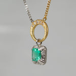 [5/3-5/25 Limited time only] 19un-neuf / emerald necklace emerald CN0650