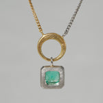 [5/3-5/25 Limited time only] 19un-neuf / emerald necklace emerald CN0650
