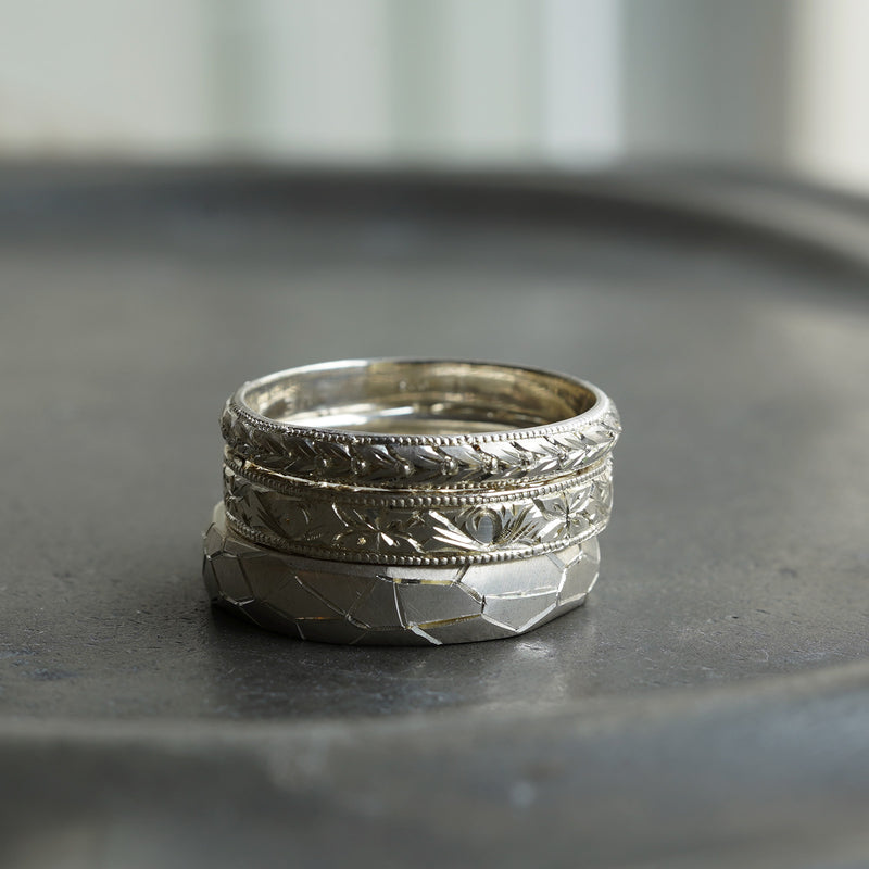 5/31期間限定】Mie Miyakawa Jewellery / 唐草SIDE彫 Ring 2554