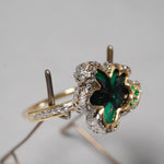 【-10/19限定】Curva ｙ Ruri JEWELRY/ [baroque] trapiche emerald