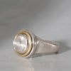 【期間限定-10/6】ODA / white topaz cat's eye ring 23-2-R