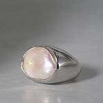 【期間限定-10/6】ODA / freshwater keshi pearl ring 21-1-R