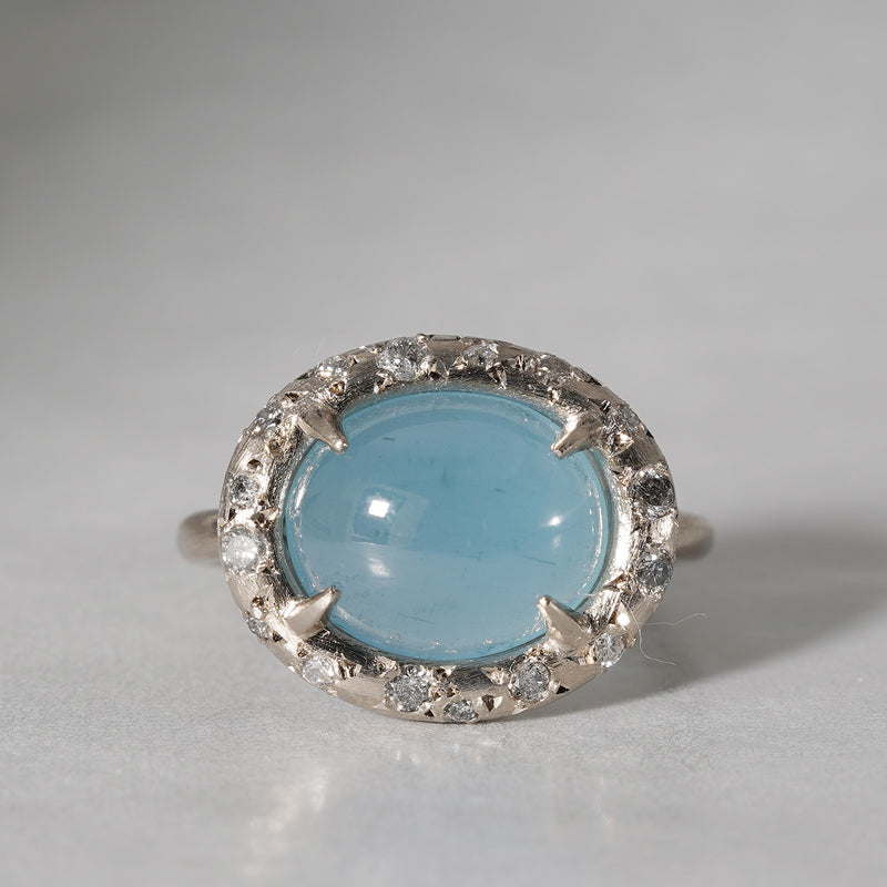 【期間限定-10/6】ODA / Aquamarine ring 22-4-R