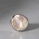 【期間限定-10/6】ODA / freshwater keshi pearl ring 21-1-R