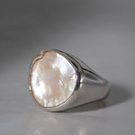 【期間限定-10/6】ODA / freshwater keshi pearl ring 21-1-R