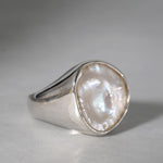 【期間限定-10/6】ODA / freshwater keshi pearl ring 21-1-R