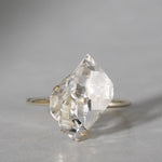 【期間限定-10/6】ODA / herkimer diamond ring（多結晶） 20-6-R