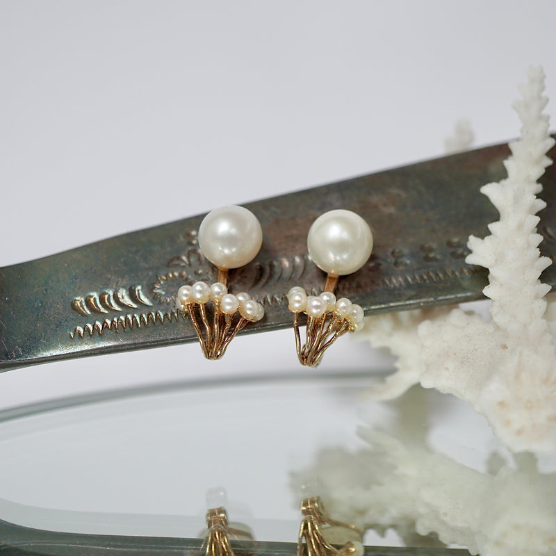Bohem (Bohem) / Fairy Earrings Freshwater Pearl