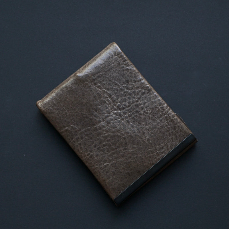 Six coup de foudre / Money clip (cowhide) grey