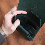 Shokugeki / Short Wallet 1.0 Oil Nubuck Green