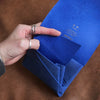 Shokugeki / Short Wallet 1.0 Oil Nubuck Blue