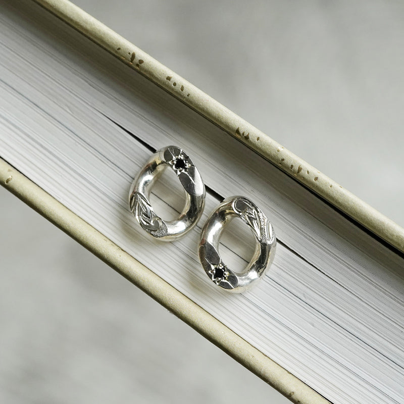 5/31期間限定】Mie Miyakawa Jewellery / 喜平 black diamond Pierce