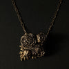 cocoon / ranunculus necklace L