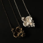 cocoon / ranunculus necklace L