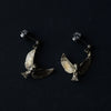 cocoon / happy bird earrings brass